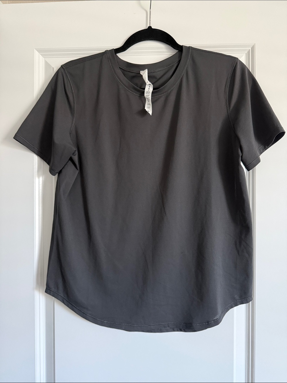 lululemon athletica Black Short-Sleeve Performance Tee